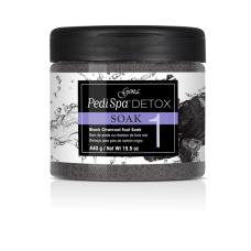 PEDI SPA CHARCOAL SOAK 15.5 OZ 