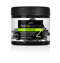 PEDI SPA CHARCOAL SCRUB 14.6 OZ 